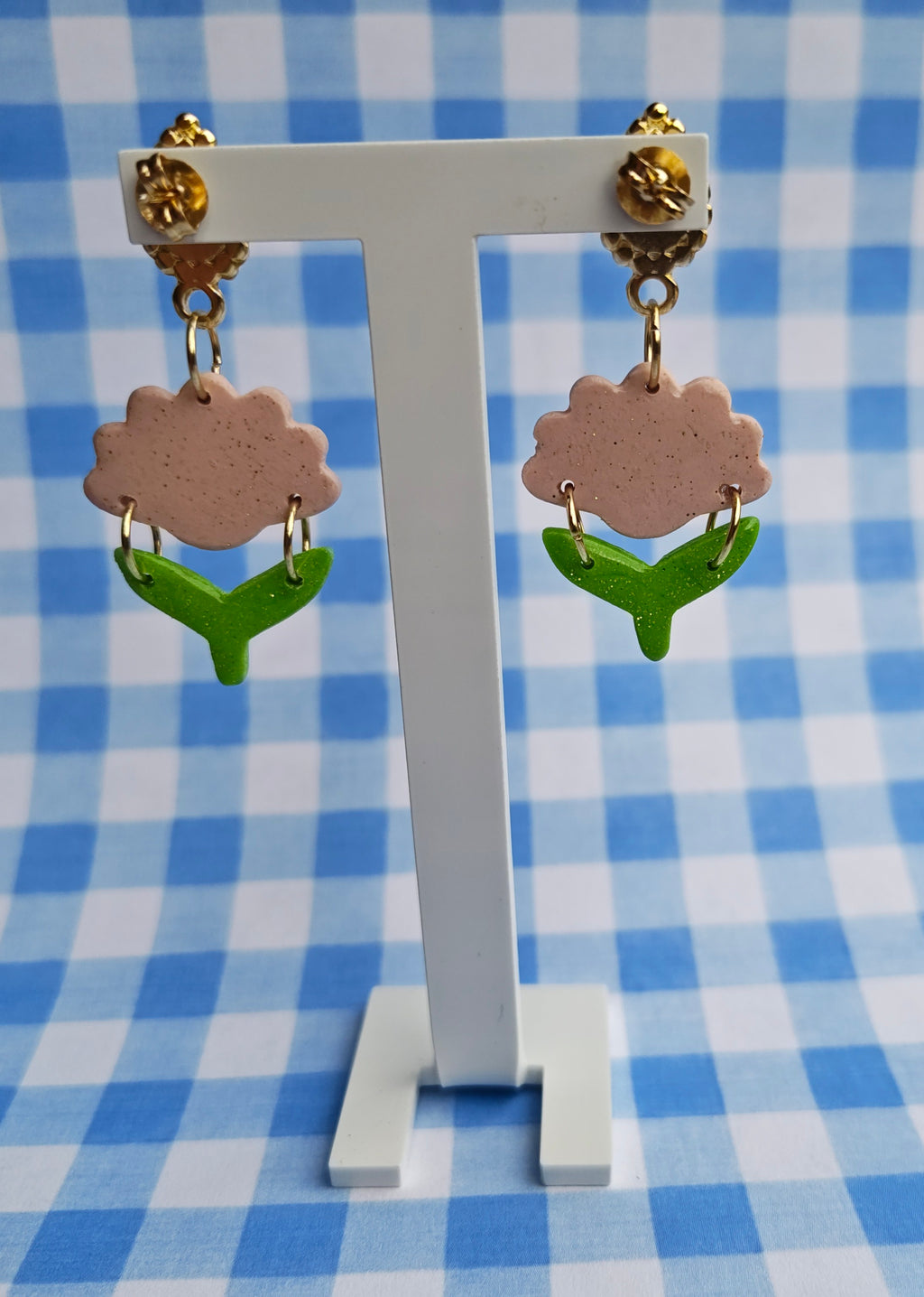 Boucles d'oreilles La romantique rose