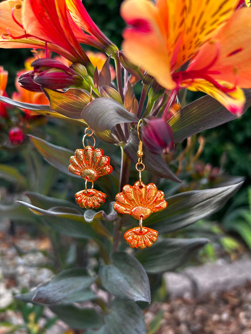 Boucles d'oreilles double romantique