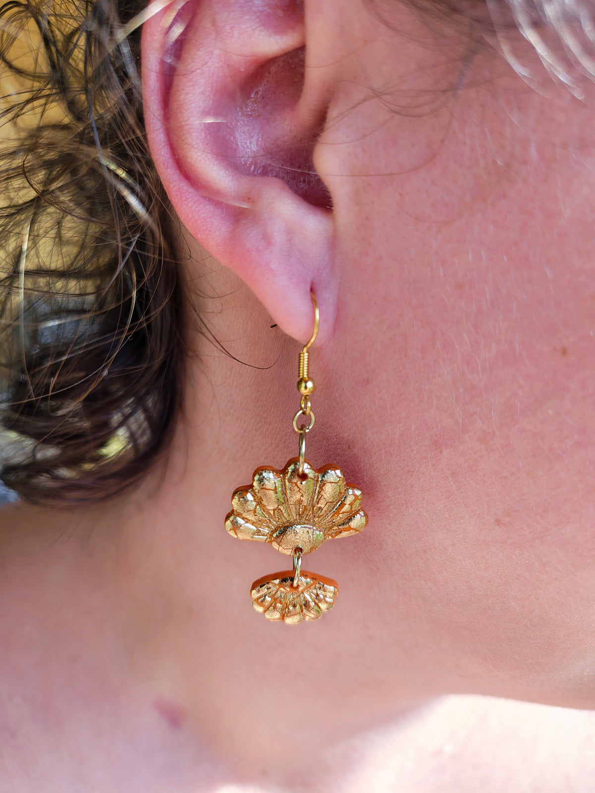 Boucles d'oreilles double romantique